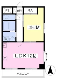 セントラル・ヤスダ【4階】の間取り