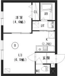 クレアメゾン中の島【2階】の間取り