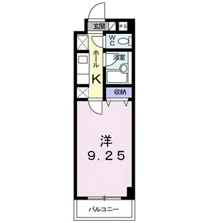 イーアイハイツII【1階】の間取り