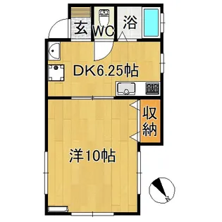 ドルチェ俵元【2階】の間取り