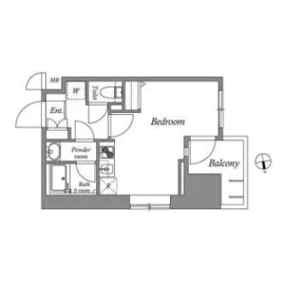 LASANTE東別院【2階】の間取り