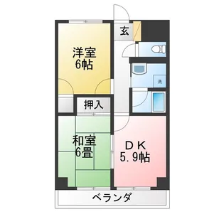 サンロード蕨【2階】の間取り