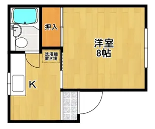 小林コーポ【1階】の間取り