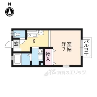 ピュアハイツ【1階】の間取り