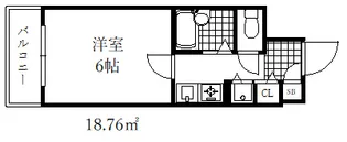 パルシオ三宮フラワーロード【8階】の間取り
