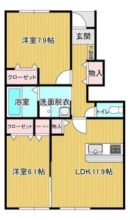 Dia MOOR III【1階】の間取り