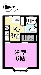 メゾン白岩III【2階】の間取り