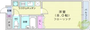 コージーコートひだまり館【6階】の間取り