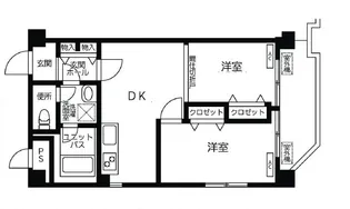 馬込サニーハイツ【4階】の間取り