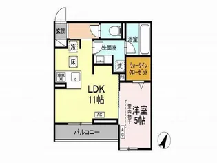 K Front【3階】の間取り