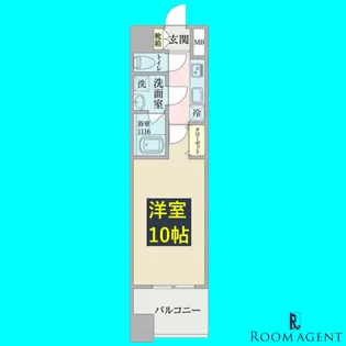 ヴィルクレア桜山【9階】の間取り
