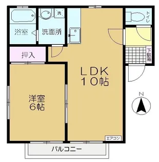 リバーヒルズ【2階】の間取り