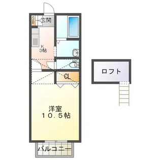 サン・プルミエ【2階】の間取り