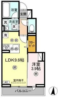ヌオーヴォチッタ【1階】の間取り