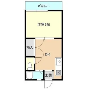 リゾートインパステルマンション【1階】の間取り