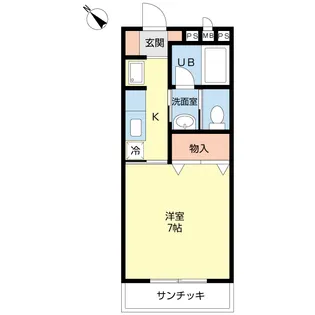 αーNEXT東金第11 壱番館【1階】の間取り