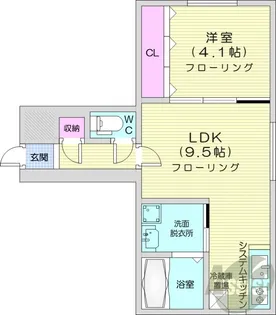 PRIME南7条【3階】の間取り