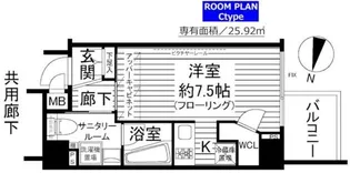 ステージファースト明大前アジールコート【7階】の間取り