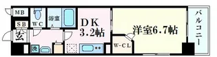 エステムプラザ京都烏丸五条【5階】の間取り
