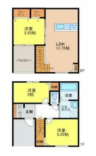 CASA+TOMINAGA【2階】の間取り