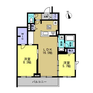 フォレフィー・アール【4階】の間取り