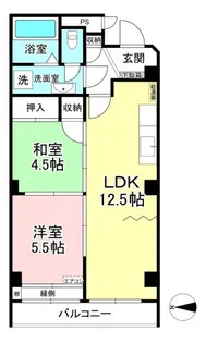 ドミール向ヶ丘【2階】の間取り