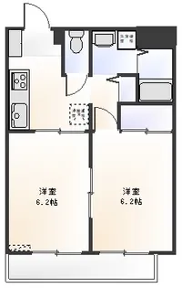 Bee-Line・M【1階】の間取り