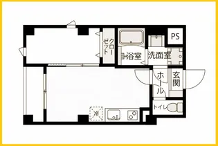 アベニールボナール【1階】の間取り