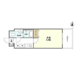 アルファコート西川口23【6階】の間取り