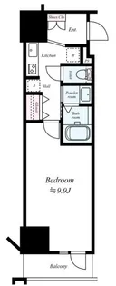 ライジングプレイス亀戸【12階】の間取り