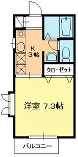ウォルナッツI【1階】の間取り