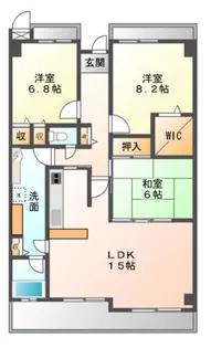 ルネ神戸北町IIサウスコート2番館【7階】の間取り