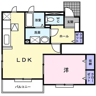 ショコラII【1階】の間取り