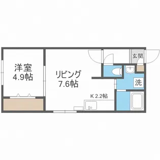 A2麻生(エーツーアサブ)【1階】の間取り
