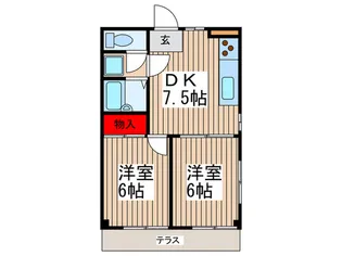 グレース長澤【1階】の間取り