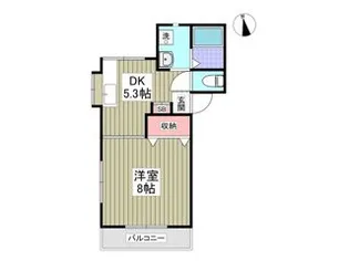 キセハイツ【2階】の間取り