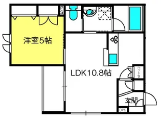クレールメゾン与野本町【1階】の間取り