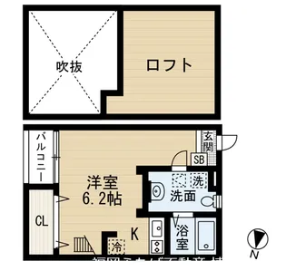 Riposo Futur【2階】の間取り