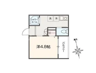 アイウシ梅島【3階】の間取り