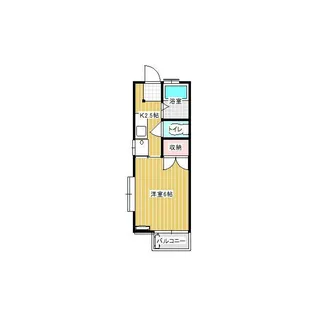 コーポ YーTWO【2階】の間取り