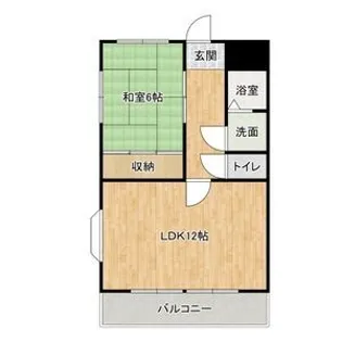 サンリッチ白浜【3階】の間取り