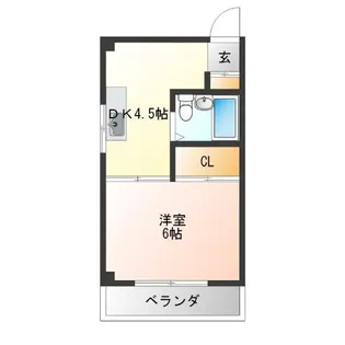 ラパンジール大国III【9階】の間取り