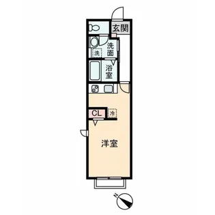 アリエッタ伝馬【1階】の間取り