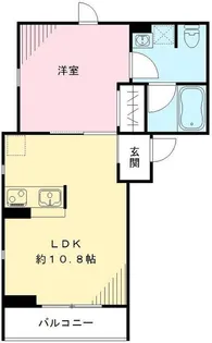 油面パークヴィレッジD棟【2階】の間取り