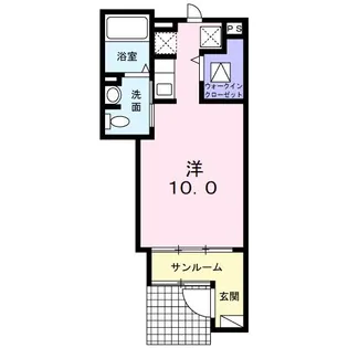 ベルメゾンK【1階】の間取り