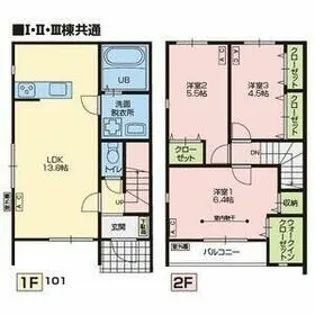 Leia III【1階】の間取り