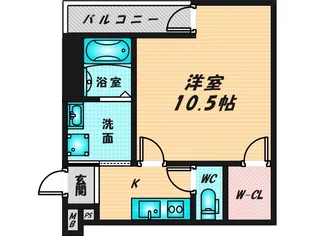 フジパレス吉田本町III番館【3階】の間取り