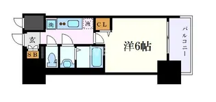 プレサンスNAGOYAシティオ【10階】の間取り