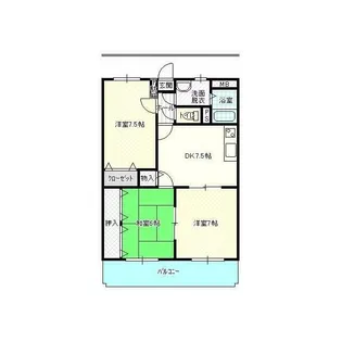優愛マンション【2階】の間取り