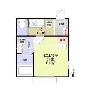 Forest Maison KAMEDA【2階】の間取り